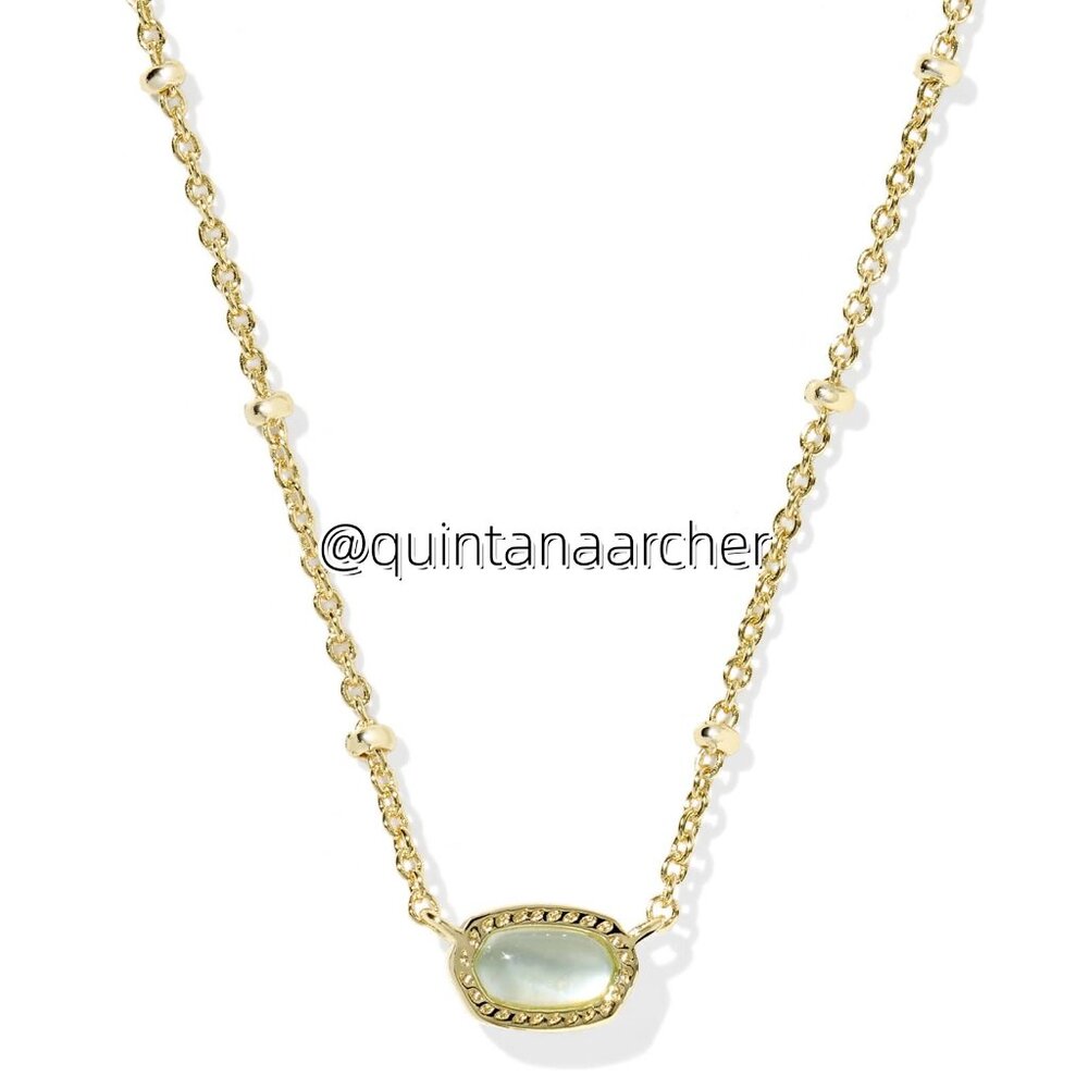 Mini Elisa Gold Satellite Short Pendant Necklace